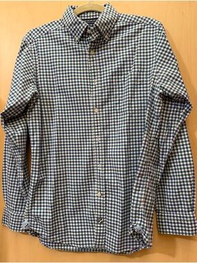 Daniel Cremieux plaid button down oxford shirt M